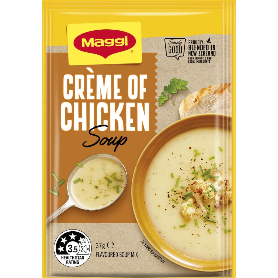 Creamy Maggi Soup Cream Of Chicken provides rich flavor and quick nourishment, perfect for busy lifestyles and cozy meals.