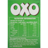 Oxo Vegetable Stock Cubes 71g in foil wraps, perfect for soups and stews, yielding up to 3 litres of savory broth.