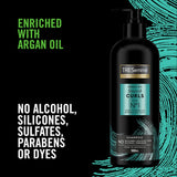 TRESemme Smooth Curls Shampoo with Argan Oil, designed for soft, defined, frizz-free curls and gentle cleansing.