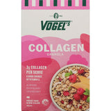 Vogels Granola with Collagen, Almonds, and Raspberries for a nutritious, gluten-free breakfast full of flavor and health benefits.