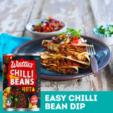 Hot chili beans from Watties, bursting with vibrant flavors for a delicious and spicy culinary experience.