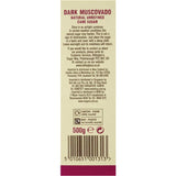 Billingtons Muscovado Sugar Natural Dark, premium unrefined sugar, adds rich molasses flavor and depth to baking and cooking.