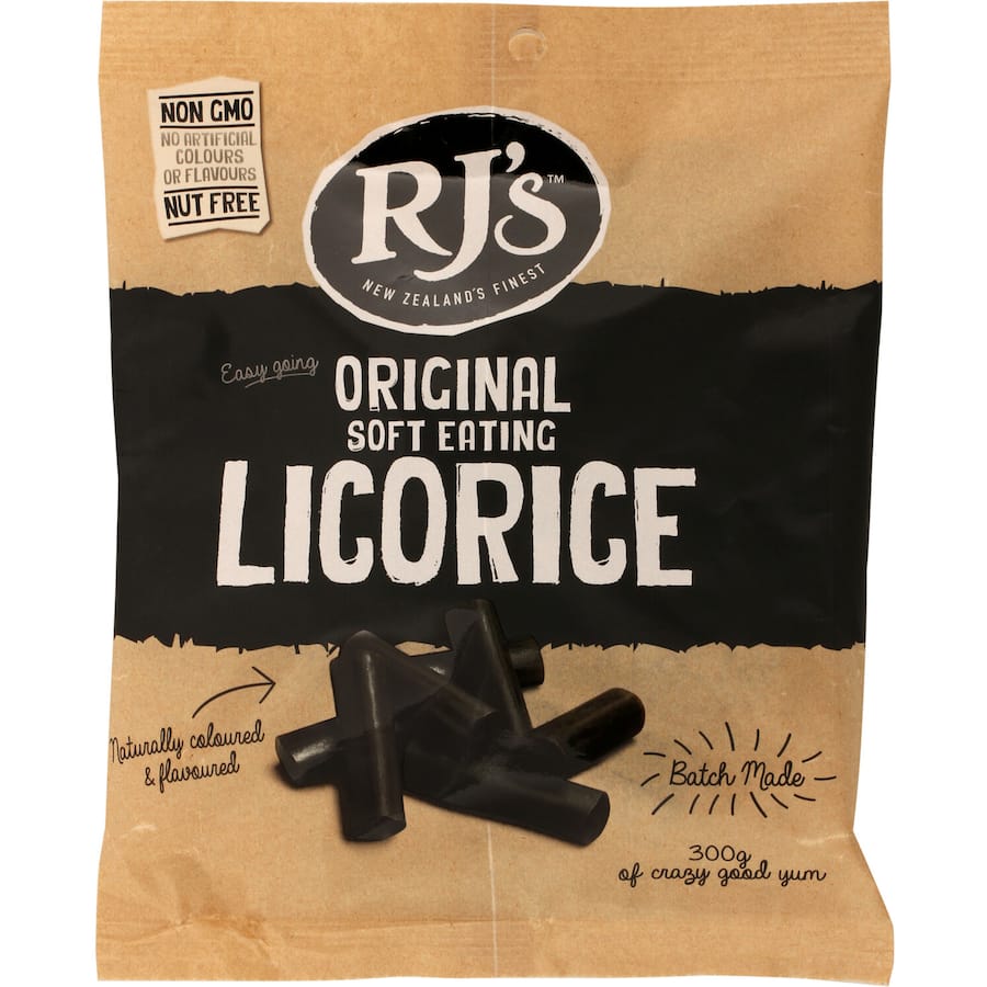 Rjs Licorice Natural offers soft, chewy licorice made from natural ingredients, perfect for a wholesome sweet treat.