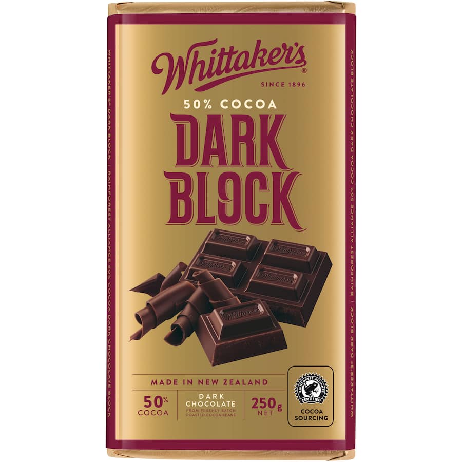 Whittakers Chocolate Dark 50%