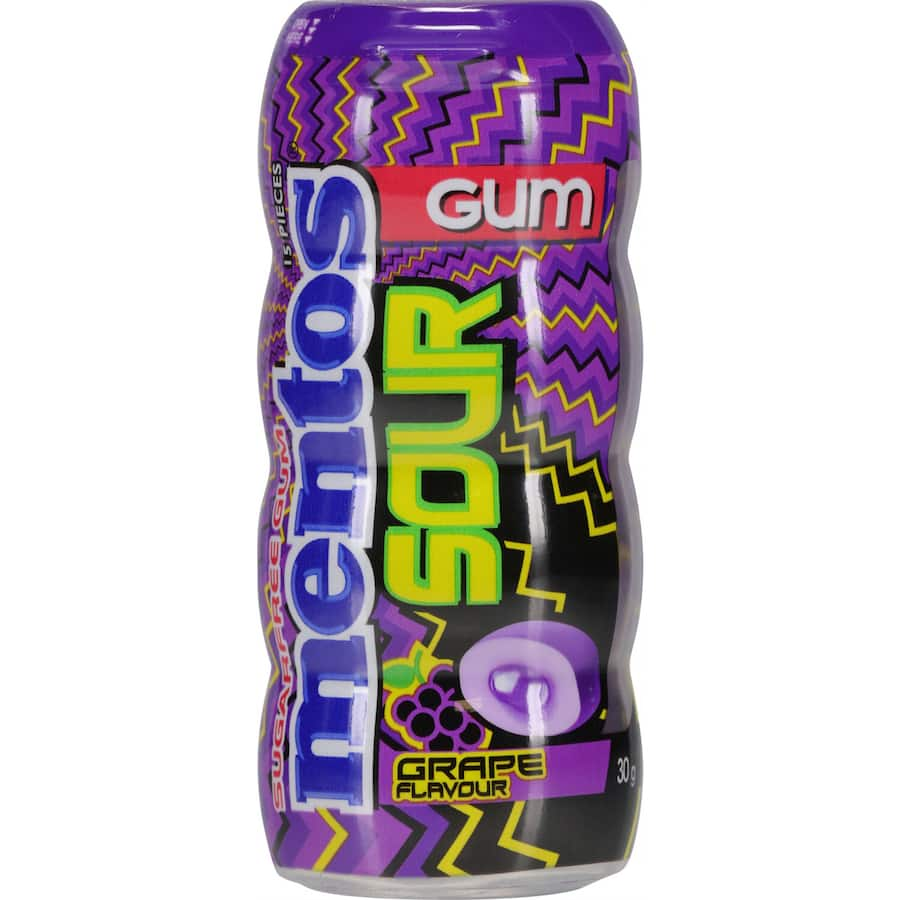 Mentos Gum Grape Sour