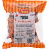 Shultz Pretzels Minis Multipack 280g with six 28g bags, baked, lightly salted, gluten-free, and low in fat. Perfect crunchy snack.