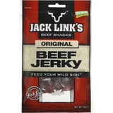 Jack Links Beef Jerky Original, savory smoked beef with garlic; a protein-rich, gluten-free snack for any adventure.