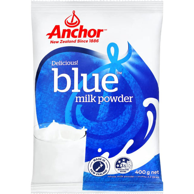 Instant Anchor Milk Powder, rich and creamy, perfect for cooking, baking, or enjoying a refreshing drink anytime.