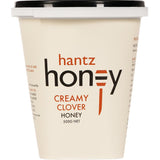 Hantz Creamed Honey: velvety clover honey, perfect for spreading, baking, and sweetening, crafted by dedicated beekeepers.