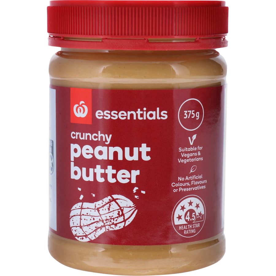 Crunchy peanut butter made from 90% roasted peanuts, perfect for spreads, smoothies, and guilt-free snacking.