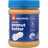 Smooth Essentials Peanut Butter, rich in protein, perfect for healthy snacks, spreads easily, and free from added sugars.