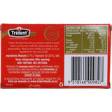 Canned Trident Mussels in vegetable oil, smoked for rich flavor; perfect for snacking or antipasto platters.
