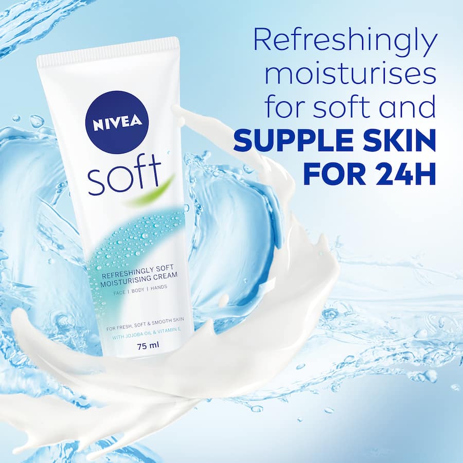 Nivea Soft Day Cream Jojoba & Vitamin E Creme Tube 75mL