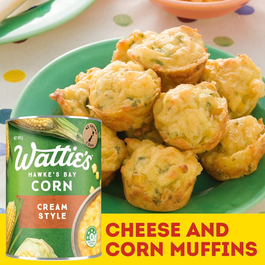 Wattie's Corn Cream Style, a creamy corn product from New Zealand, adds rich flavor and fiber without preservatives or added colors.