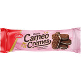 Cocoa-flavored biscuits with creamy coconut center, perfect for snacking and indulging in sweet, crispy goodness.