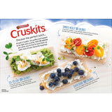 Arnotts Cruskits Low Fat Crispbread: 98% fat-free, cholesterol-free, high in carbs, perfect for healthy snacking.
