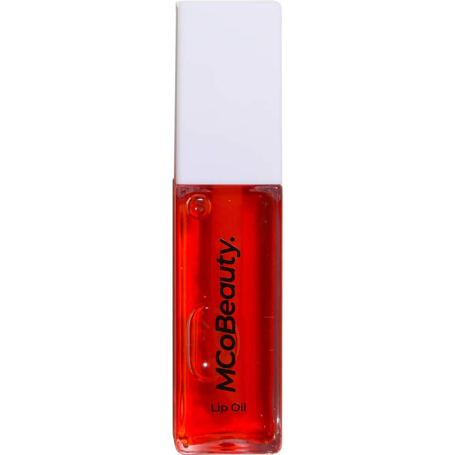 Luxurious sheer red lip oil that hydrates and enhances lips, leaving them soft, glossy, and beautifully vibrant.