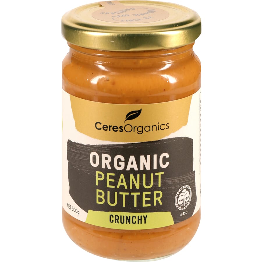Ceres Organics Peanut Butter Crunchy 300g