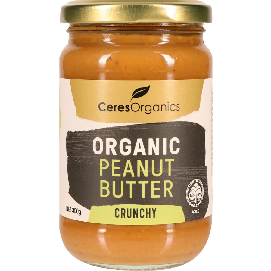 Ceres Organics Peanut Butter Crunchy 300g