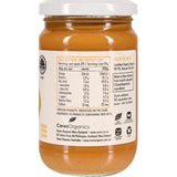 Creamy Ceres Organics Peanut Butter Smooth, made from 100% organic peanuts, perfect for delicious spreads and recipes.