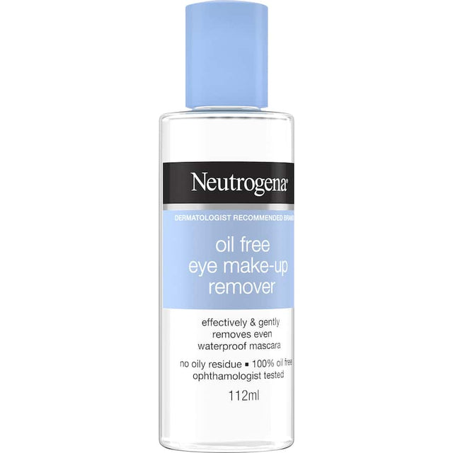 Gentle, dual-phase eye makeup remover with Aloe and Cucumber, effectively removes waterproof mascara without oily residue.