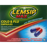 Lemsip Max Cold & Flu Medicine: Non-drowsy formula for fast relief from cold symptoms and nasal congestion.