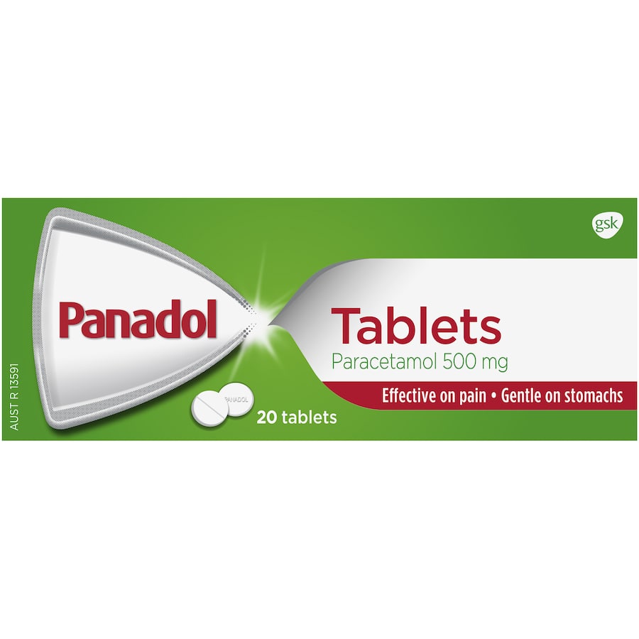 Panadol 500mg pain relief tablets for headaches, toothaches, and fever reduction, trusted for effective, temporary relief.