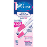 First Response Pregnancy Test Kit for early detection, offering 99% accuracy and easy-to-read results at home.