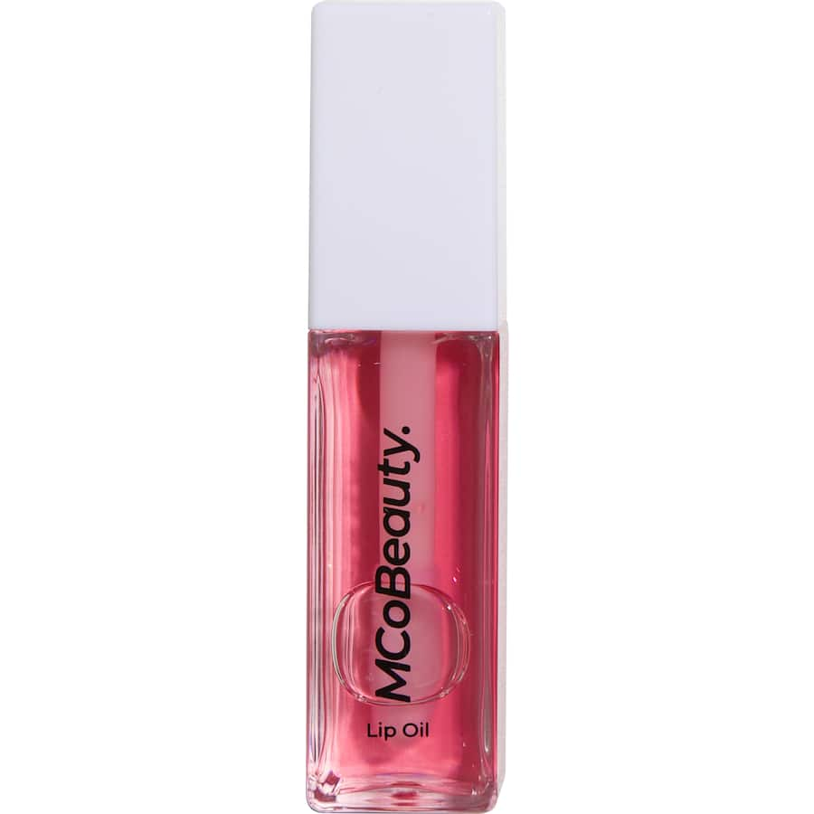 Mcobeauty Hydrating Treatment Lip Oil in Sheer Rose, a nourishing and hydrating lip oil for glossy, soft lips.