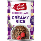 Aunt Betty's Chocolate Creamy Rice, a delicious and convenient dessert, perfect for quick snacks or meal additions.