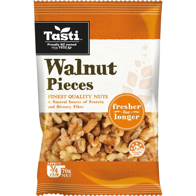 Premium Tasti Walnuts Pieces, perfect for baking, snacking, and packed with protein and fiber.