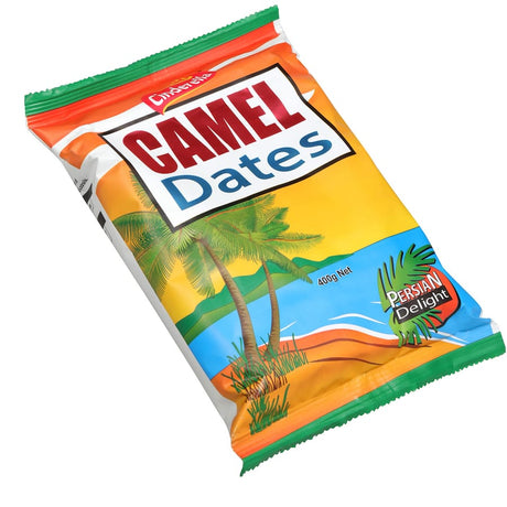 Cinderella Camel Dates Pitted: Sweet, nutrient-rich, gluten-free snacks ideal for healthy indulgence and versatile cooking.