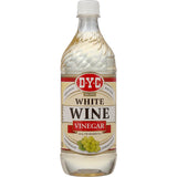 Dyc Vinegar White Wine: premium vinegar made from white wine grapes, ideal for marinades, sauces, and salad dressings.