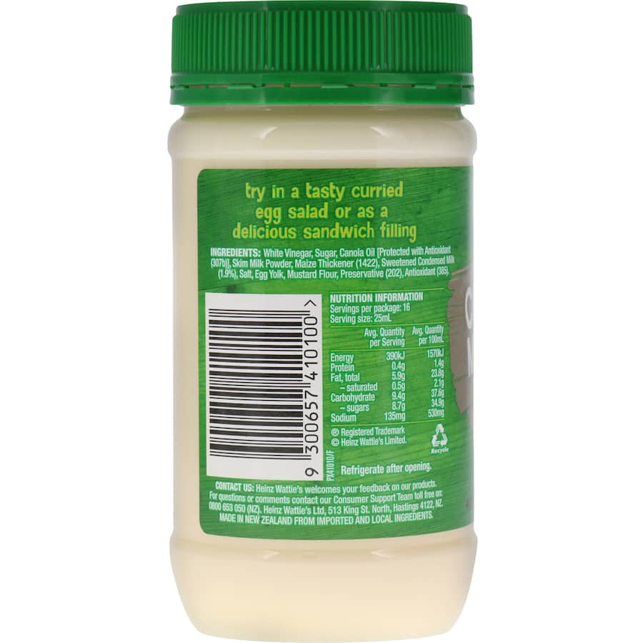 Creamy Eta Condensed Milk-style Dressing, perfect for salads and sandwiches, adding nostalgic sweetness to your dishes.