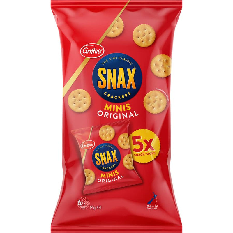 Griffin's Snax Crackers Minis Original 125g