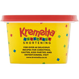 Kremelta Vegetable Fat Shortening, perfect for baking with a creamy texture and versatility in recipes.