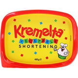 Kremelta Vegetable Fat Shortening in a creamy texture ideal for baking, frying, and enhancing flavor without trans fats.