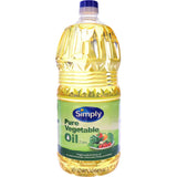 Simply Vegetable Oil: versatile, cholesterol-free cooking oil ideal for frying, baking, and enhancing recipes with a neutral flavor.