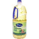 Simply Vegetable Oil: versatile, high-quality cooking oil for frying, baking, and dressing, cholesterol-free and vegan-friendly.