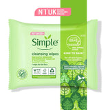 Biodegradable cleansing wipes that effectively remove makeup while being gentle on skin, enriched with vitamins and eco-friendly fibers.