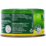 John West Tempters Tuna with Lemon & Cracked Pepper in a can, featuring flavorful tuna flakes for versatile meal preparation.