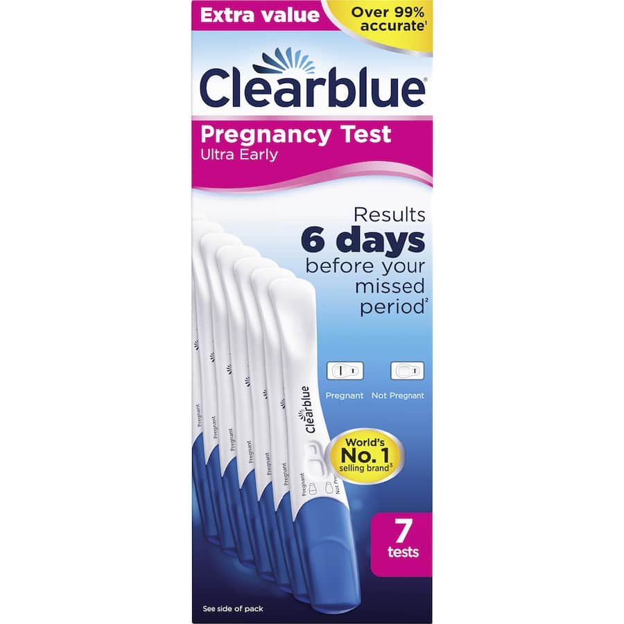 Clearblue Early Detect Pregnancy Test Kit for accurate results as early as four days before your expected period.