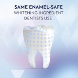 Oral-B 3D White Tooth Whitening Whitestrips Sensitive, designed for gentle whitening for sensitive teeth, effective in just 7 days.