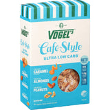 Vogel's Cafe Style Muesli Ultra Low Carb, a crunchy blend of nuts, seeds, and whole grains for a healthy, low-carb breakfast.