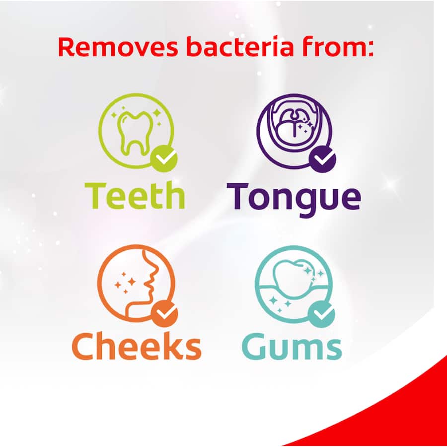 Colgate Extra Clean Toothbrush Value Pack features medium bristles, a cleaning tip, and a tongue cleaner for effective oral hygiene.