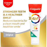 Colgate Total Antibacterial Toothpaste Original Tube 80g