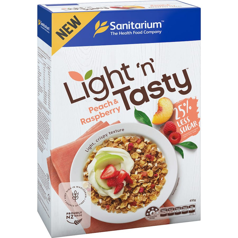 Sanitarium Light N Tasty Muesli Peach Raspberry