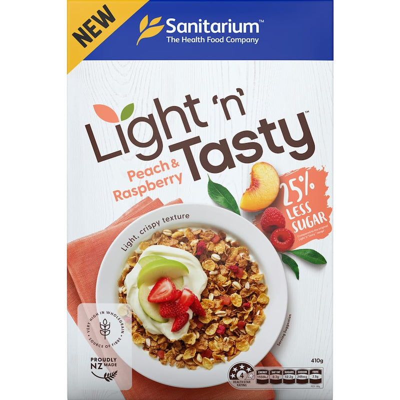 Sanitarium Light N Tasty Muesli Peach Raspberry