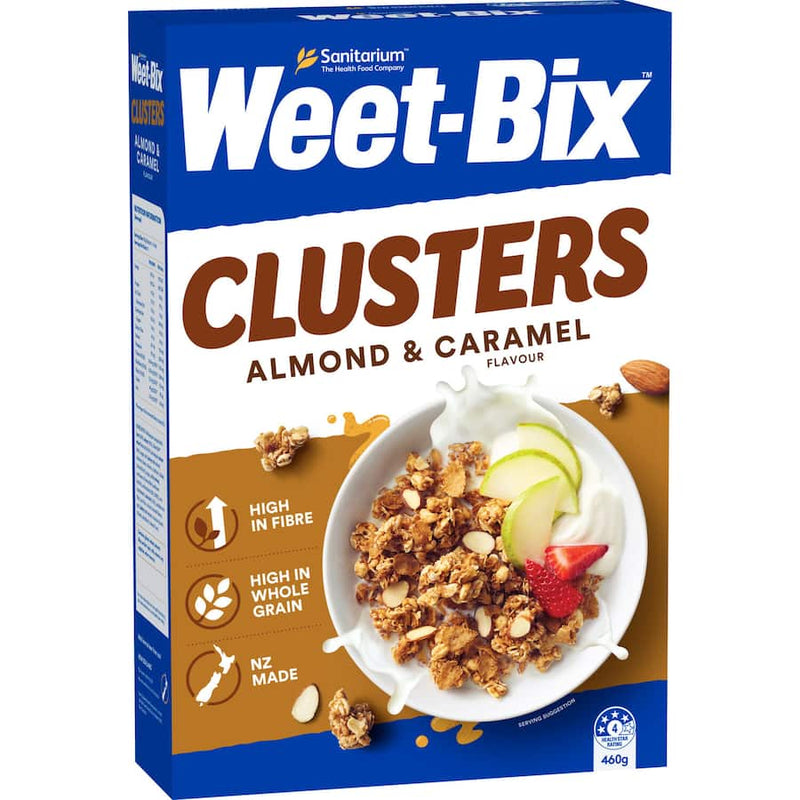 Sanitarium Cereal Weetbix Cluster Almond Caramel