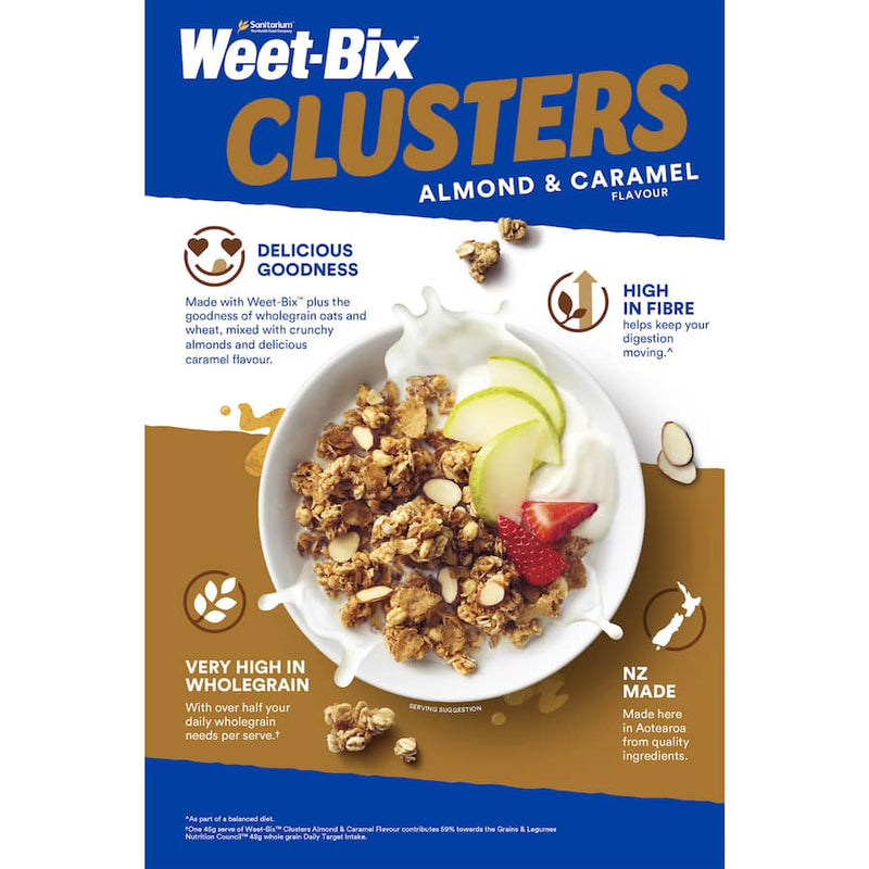 Sanitarium Cereal Weetbix Cluster Almond Caramel